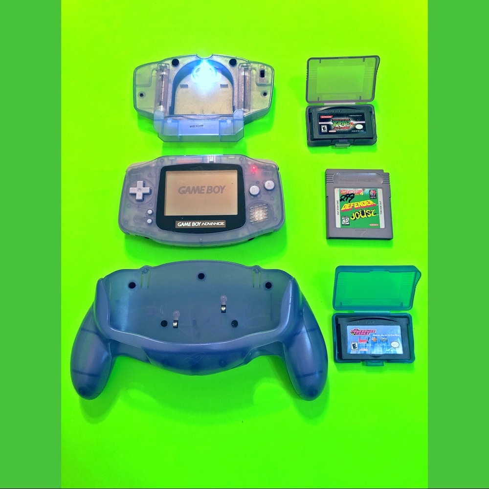 Game boy advance glacier color video